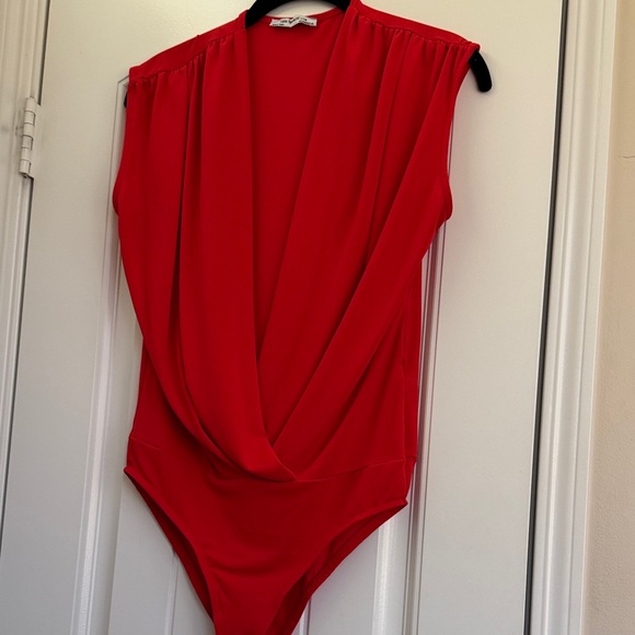 Zara Tops - NWOT Zara Vibrant Bodysuit Size M